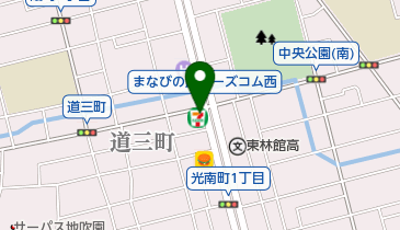 セブンイレブン 福山道三町店の地図画像