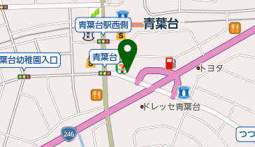 セブンイレブン 横浜青葉台1丁目店の地図画像