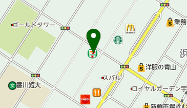 セブンイレブン 宇多津町浜二番丁店の地図画像