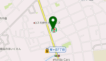 セブンイレブン 伊丹桜ケ丘3丁目店の地図画像