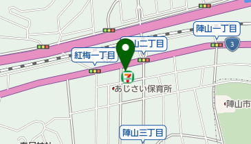 セブンイレブン 八幡紅梅1丁目店の地図画像