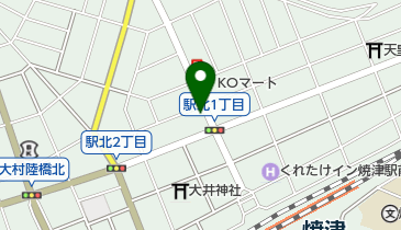 セブンイレブン 焼津駅北店の地図画像