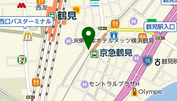 セブンイレブン 京急ST鶴見店の地図画像