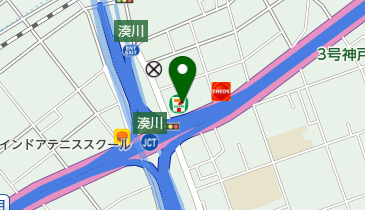 セブンイレブン 神戸湊川インター店の地図画像