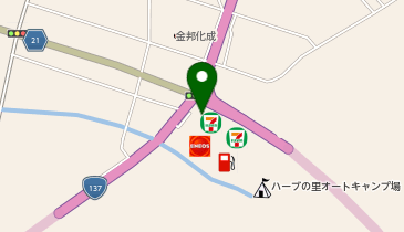 セブンイレブン 河口湖新倉トンネル店の地図画像