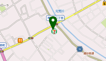 セブンイレブン 越谷神明町2丁目店の地図画像