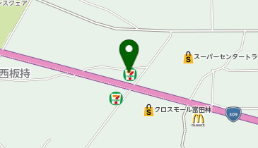 セブンイレブン 富田林西板持店の地図画像