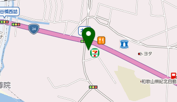 セブンイレブン 高野口町大野店の地図画像