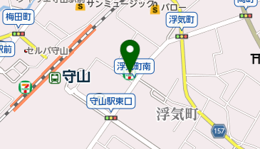 セブンイレブン 守山駅東口店の地図画像