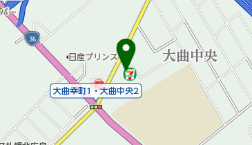 セブンイレブン 北広島大曲中央店の地図画像