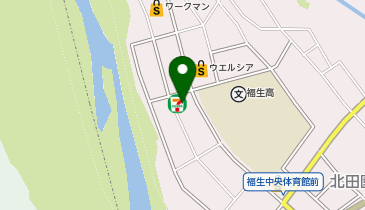セブンイレブン 福生北田園2丁目店の地図画像