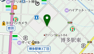 セブンイレブン 博多中比恵公園前店の地図画像