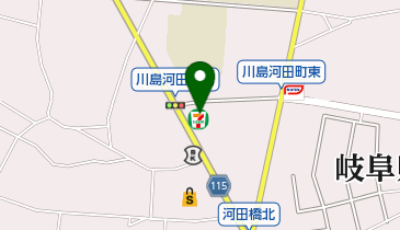 セブンイレブン 各務原川島河田町店の地図画像