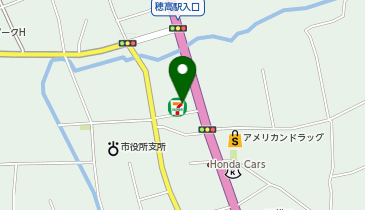 セブンイレブン 安曇野穂高店の地図画像