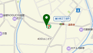 セブンイレブン 函館湯川町店の地図画像