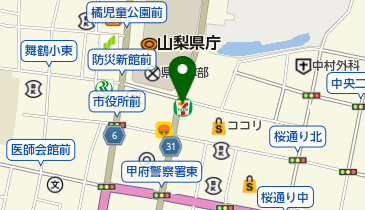 セブンイレブン 甲府丸の内1丁目店の地図画像