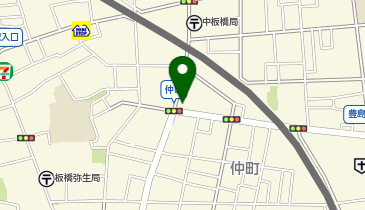 セブンイレブン 板橋仲町店の地図画像