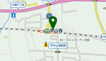 セブンイレブン ハートインJR中山寺駅北口店の地図画像