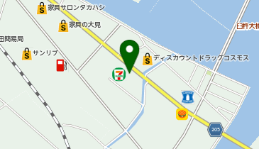 セブンイレブン 臼杵江無田店の地図画像