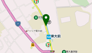 セブン銀行 東京メトロ 南北線 東大前駅 共同出張所の地図画像