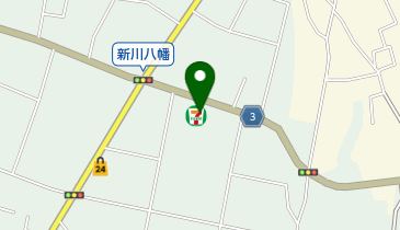 セブンイレブン 新里新川店の地図画像