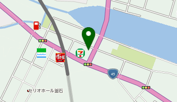 セブンイレブン 釜石松原店の地図画像