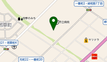 セブンイレブン KOYO江別市立病院店の地図画像