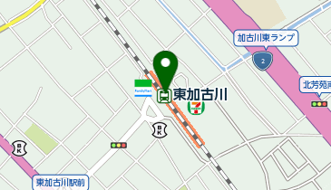 セブンイレブン ハートインJR東加古川駅改札口店の地図画像