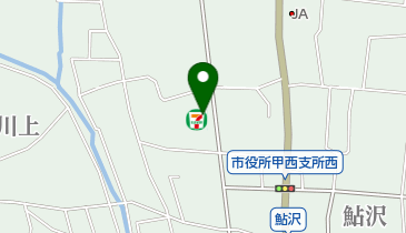 セブンイレブン 南アルプス川上店の地図画像