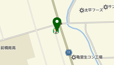 セブンイレブン 前橋南高校前店の地図画像