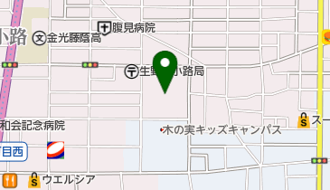 セブン銀行 食品館アプロ 生野小路店 共同出張所の地図画像
