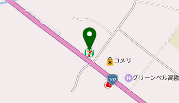 セブンイレブン 住田世田米店の地図画像