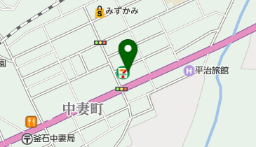 セブンイレブン 釜石中妻町1丁目店の地図画像