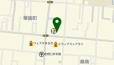 セブンイレブン 防府桑南店の地図画像