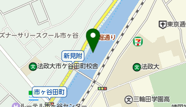 セブン銀行 東京メトロ 南北線 市ヶ谷駅 共同出張所の地図画像