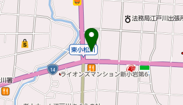 セブンイレブン 江戸川中央1丁目店の地図画像
