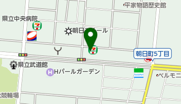 セブンイレブン 高松朝日町3丁目店の地図画像