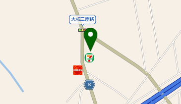 セブンイレブン 香取大根店の地図画像