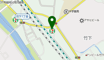 セブンイレブン 博多竹下2丁目店の地図画像