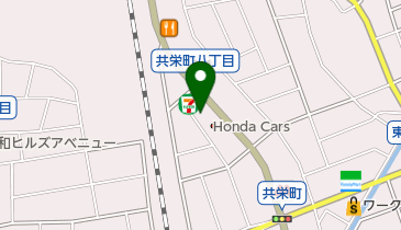 セブンイレブン 大府共栄町店の地図画像