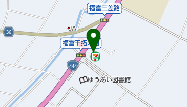 セブンイレブン 福富インター店の地図画像
