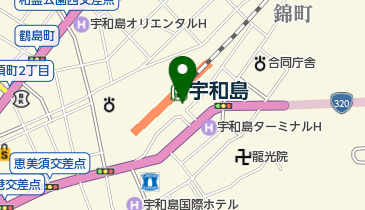 セブンイレブン Kiosk宇和島駅店の地図画像