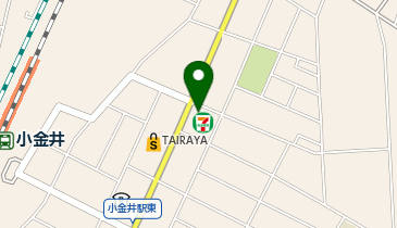 セブンイレブン 栃木小金井駅東店の地図画像
