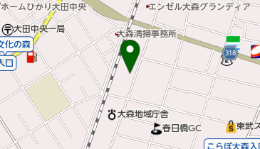 セブンイレブン 大田区大森西1丁目店の地図画像