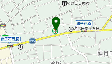 セブンイレブン 名古屋猪子石原1丁目店の地図画像