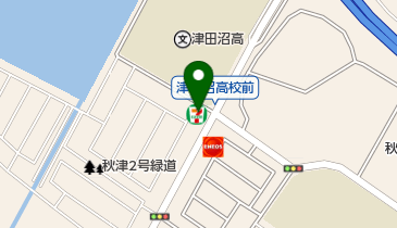 セブンイレブン 津田沼高校前店の地図画像