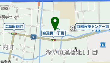 セブンイレブン 深草直違橋店の地図画像