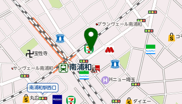 セブンイレブン 南浦和駅東口店の地図画像