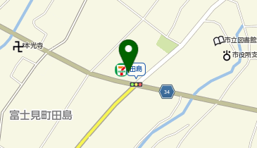 セブンイレブン 前橋富士見田島店の地図画像
