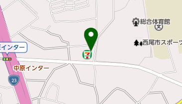 セブンイレブン 西尾総合体育館前店の地図画像
